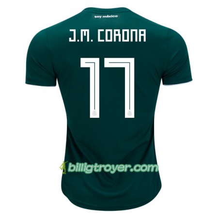 Billige Fotballdrakter Mexico J.M.Corona 17 VM 2018 Hjemmedraktsett